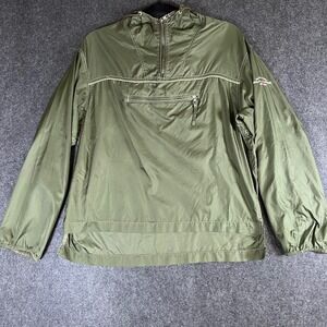 Ralph Lauren Polo Jeans Co Mens Small Green Ripstop Anorak Windbreaker Jacket